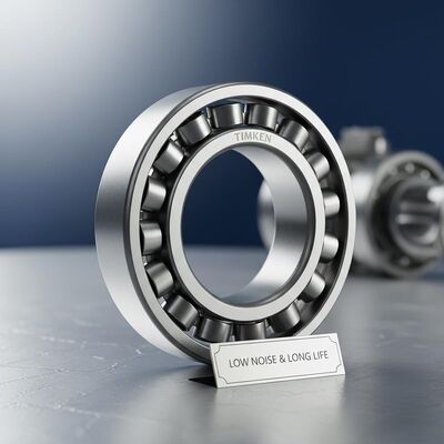 ตลับลูกปืนเม็ดกลม TIMKEN แบบกรงเหล็ก แถวเดียว เสียงรบกวนต่ำ อายุการใช้งานยาวนานสำหรับเครื่องจักรงานหนัก